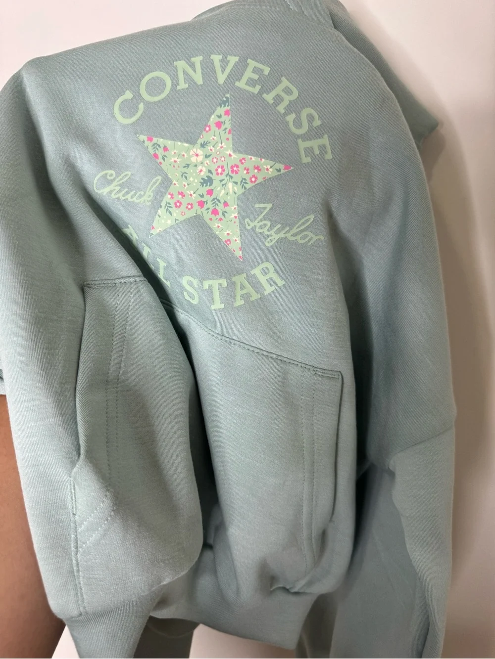 Converse Girls Sage Green Hoodie & Joggers Set - Mint Size 5/6